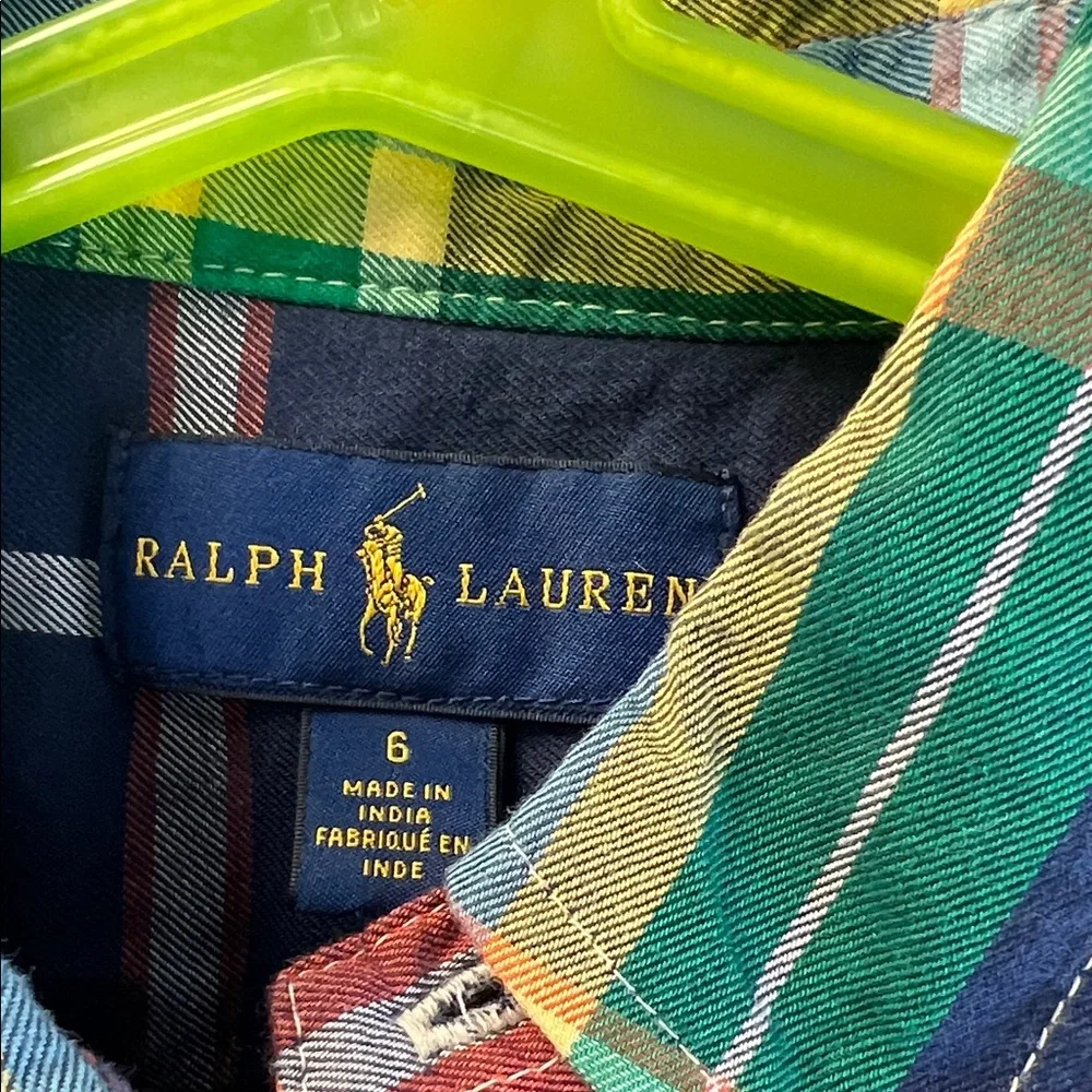 Ralph Lauren vibrant plaid